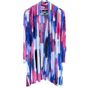 LIKE New Ali Miles Open Front Duster Top